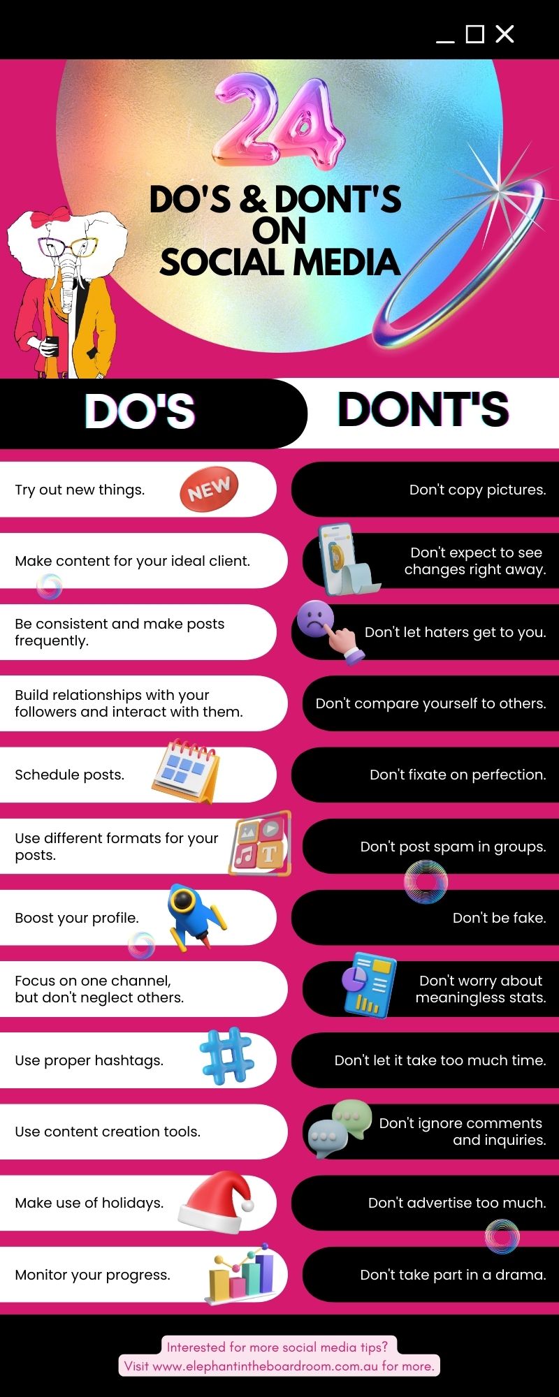 Social Media Strategy Do's and Don't's: