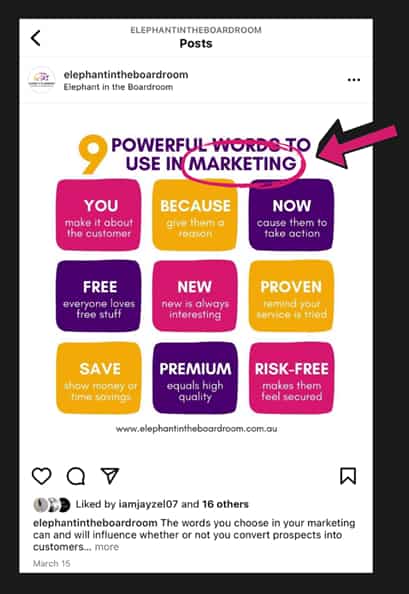 Using Keywords in Your Captions Is Essential.