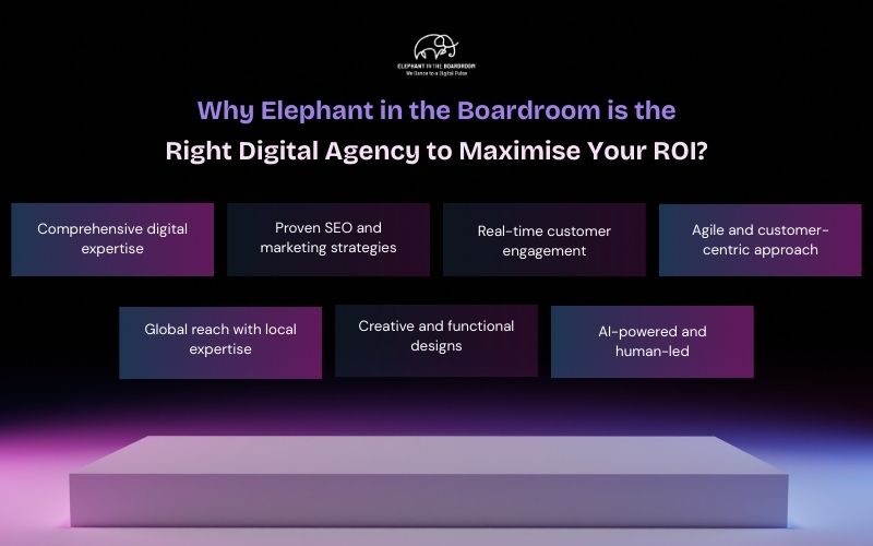 Why Elephant in the Boardroom is the Right Digital Agency to Maximise Your ROI?
